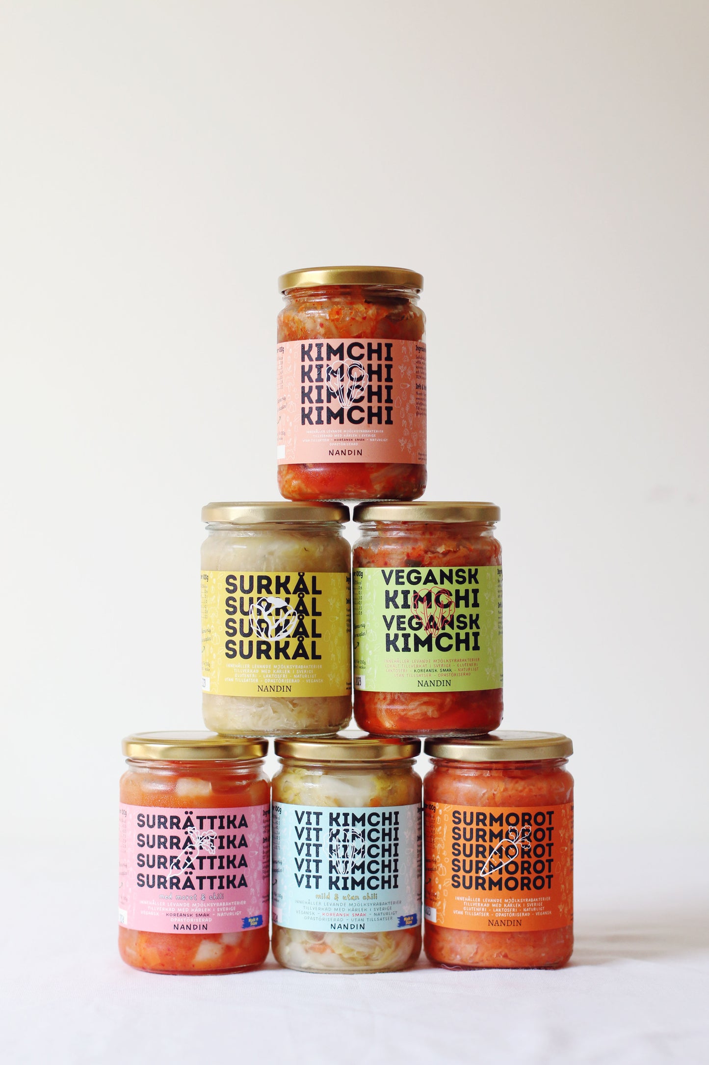 Nandin Vit Kimchi - 350g